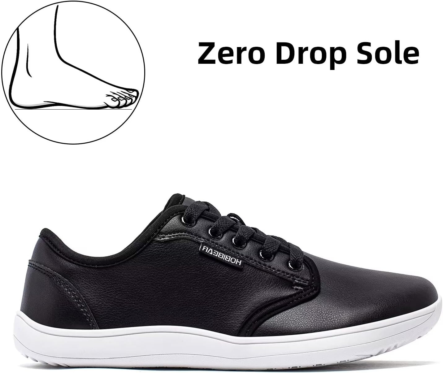Thumbnail 2 de HOBIBEAR Unisex Barfußschuhe mit breiter Zehenbox aus Leder – Minimalistische Outdoor- und Walking-Option