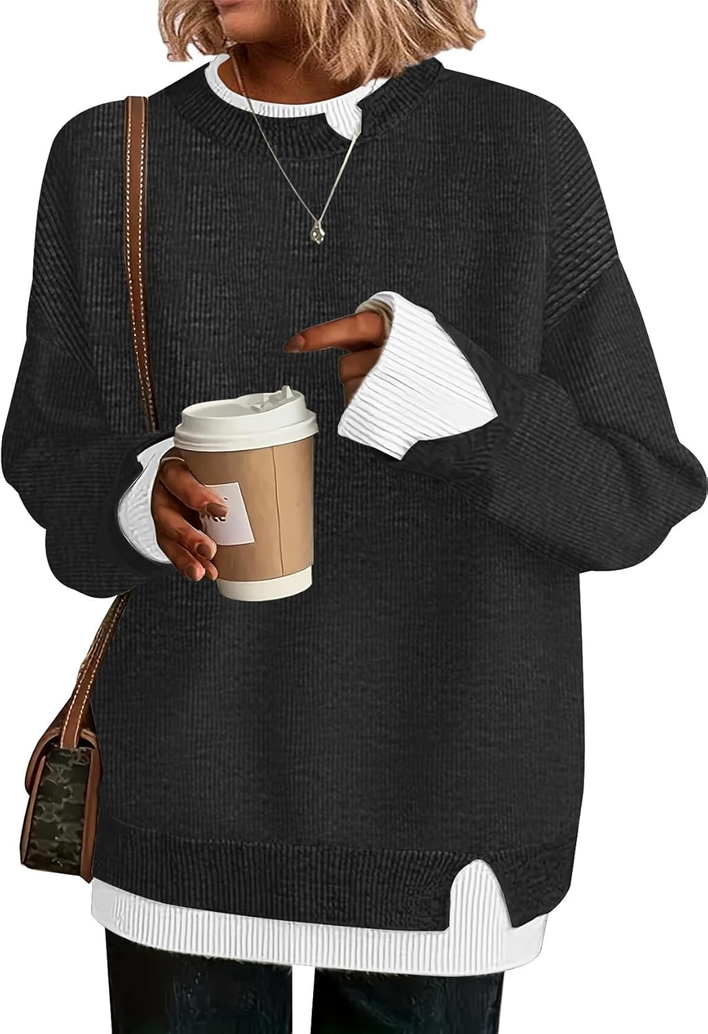 Thumbnail 6 de Disamer Womens Sweaters Cozy Oversized Pullover 2026