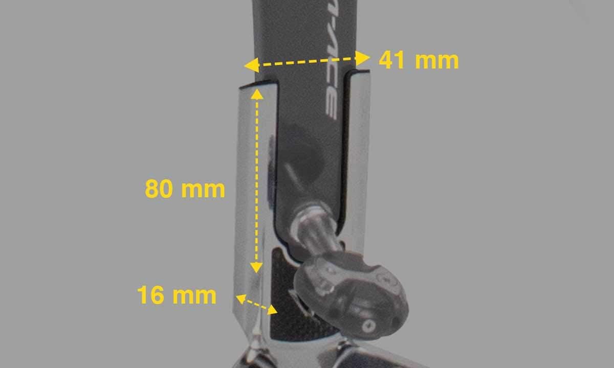 Detalle 1 de Topeak FlashStand Slim X cykelställ i aluminium, hopfällbart, 14 kg