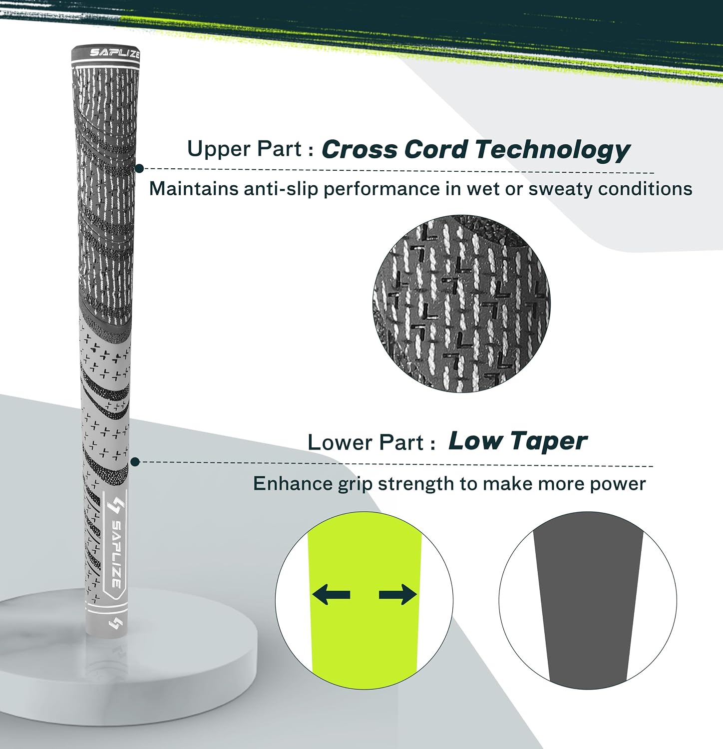 Detalle 2 de SAPLIZE Golf Grips 13-Grip Set