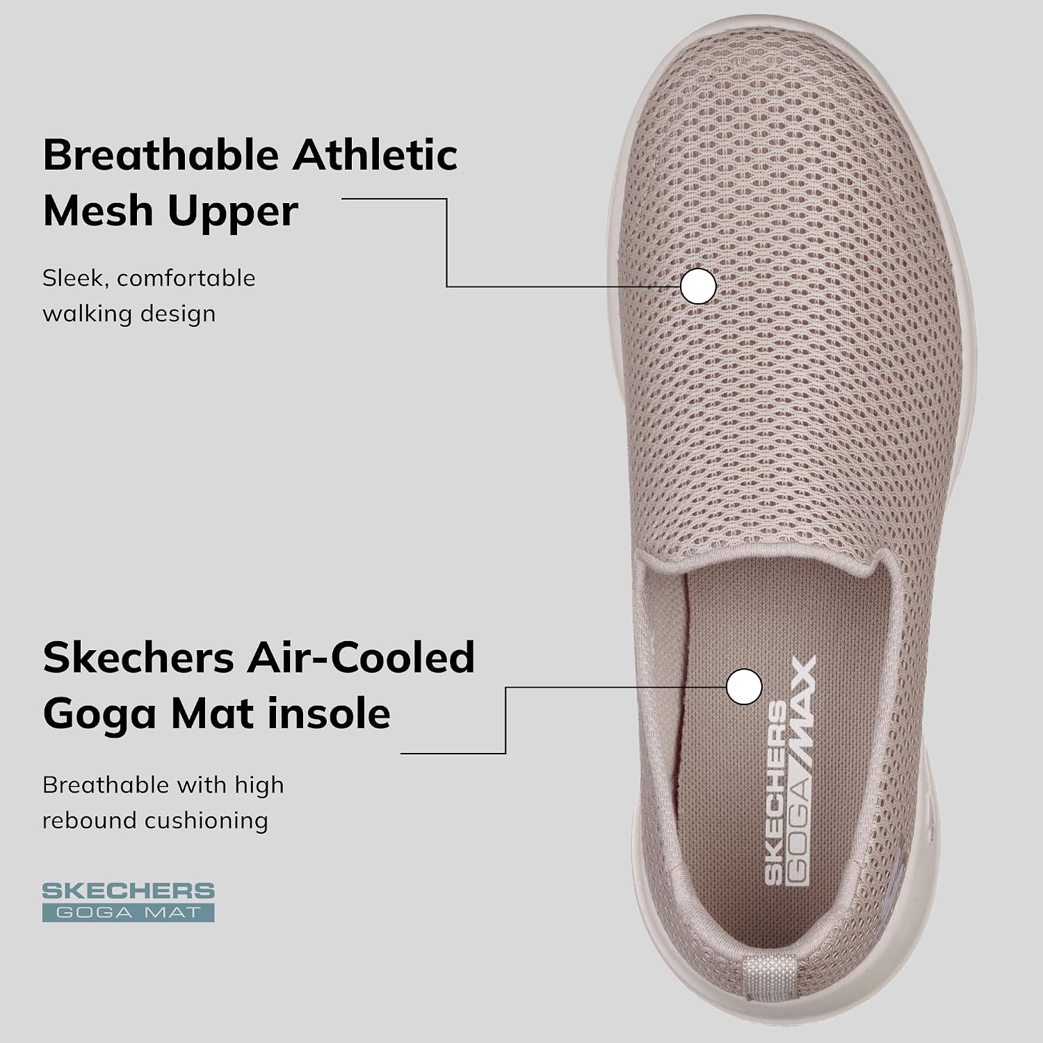 Detalle de Skechers Women's Go Walk JoyGym Shoes