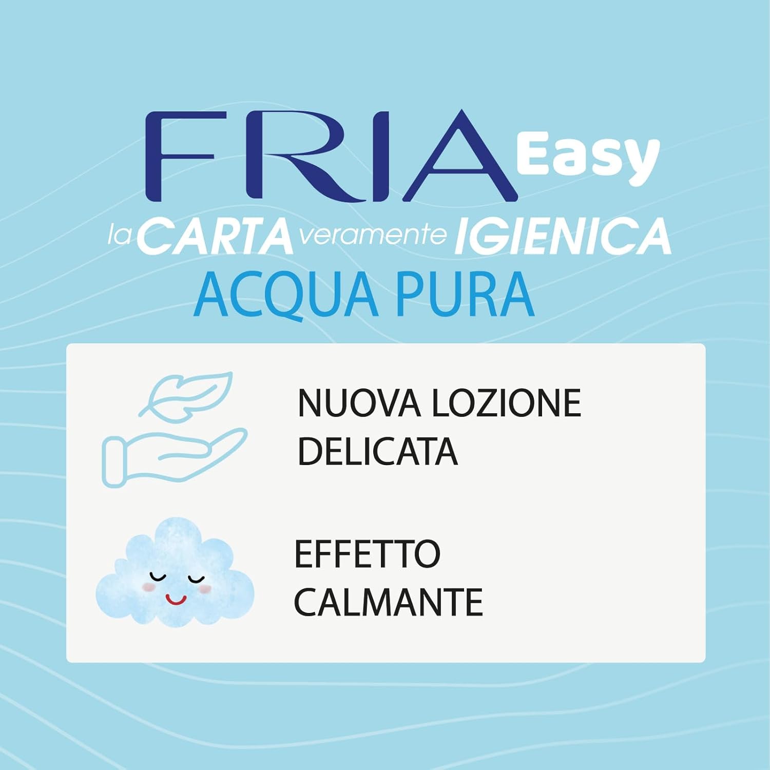 Detalle de Fria Easy Carta Igienica Umidificata con Acqua Pura ad Effetto Calmante – 50 Salviette