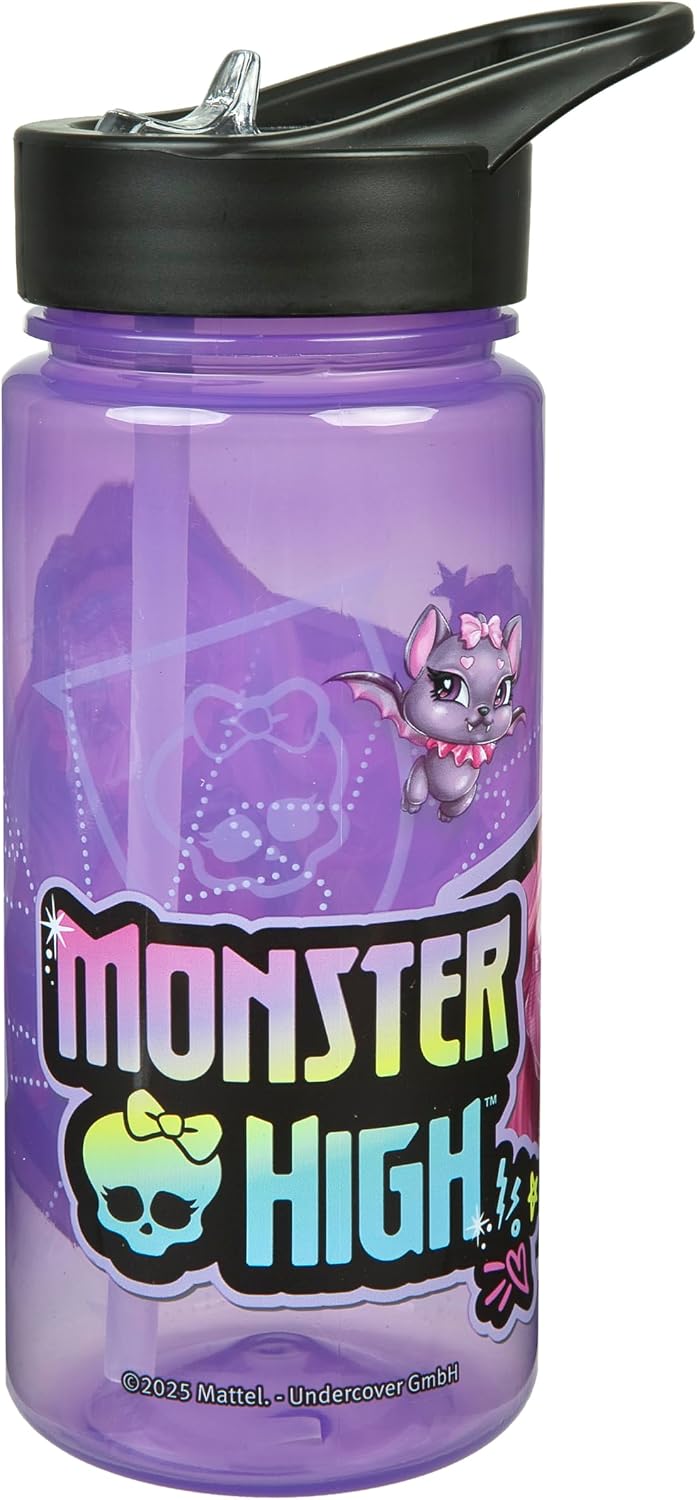 Detalle de Scooli Monster High – zestaw śniadaniowy: lunchbox 800 ml i butelka 500 ml, bez BPA