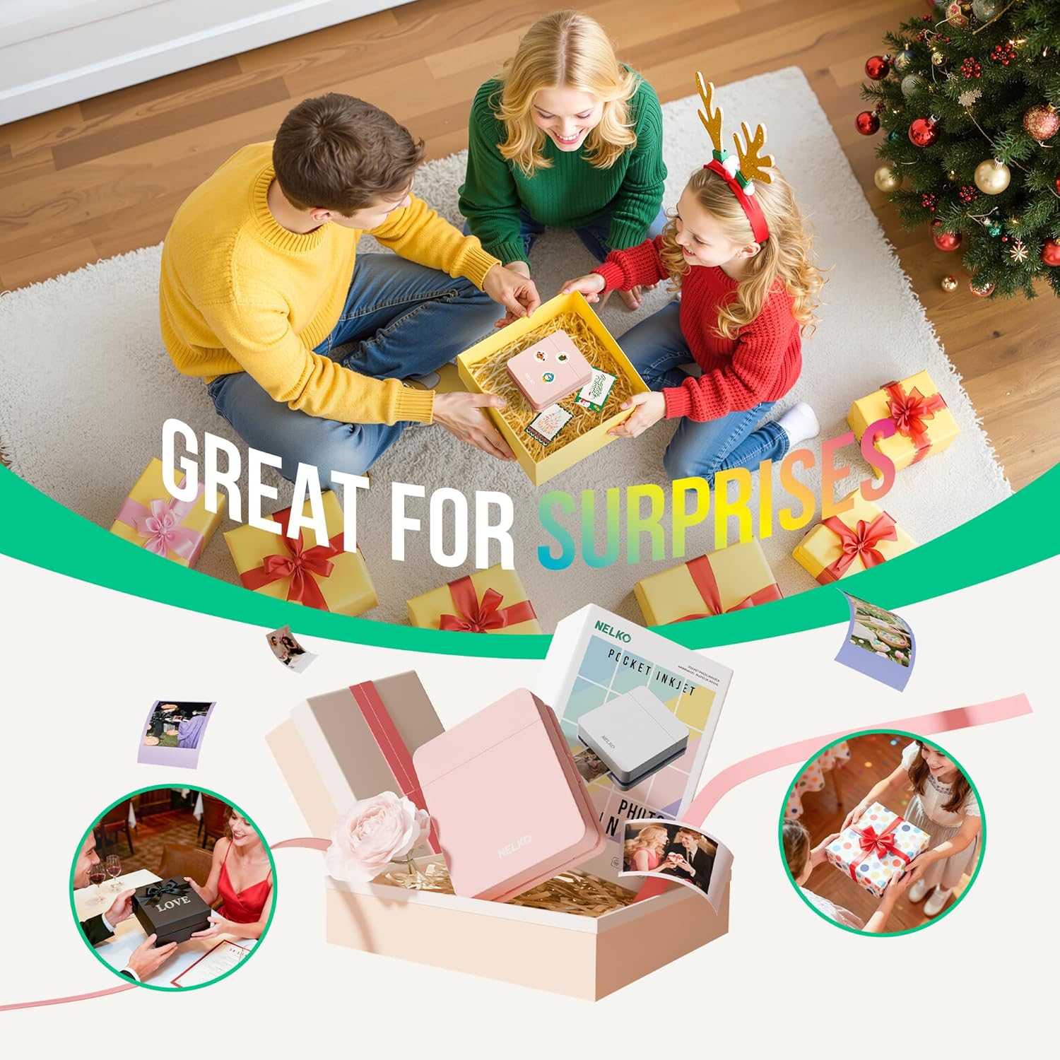 Thumbnail 6 de Nelko PP01 Portable Mini Photo Printer 📷