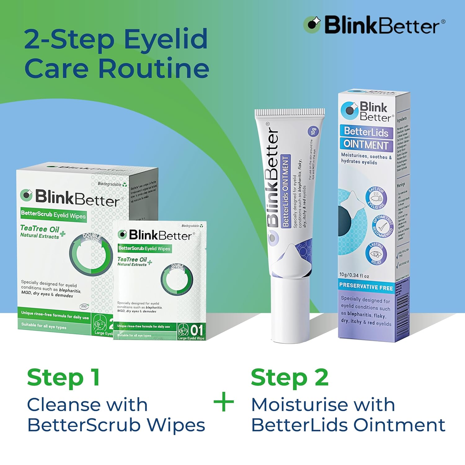 Thumbnail 6 de BlinkBetter Tea Tree Oil Eyelid Wipes (60-count, Pack of 3) for Blepharitis, MGD & Dry Eye Relief
