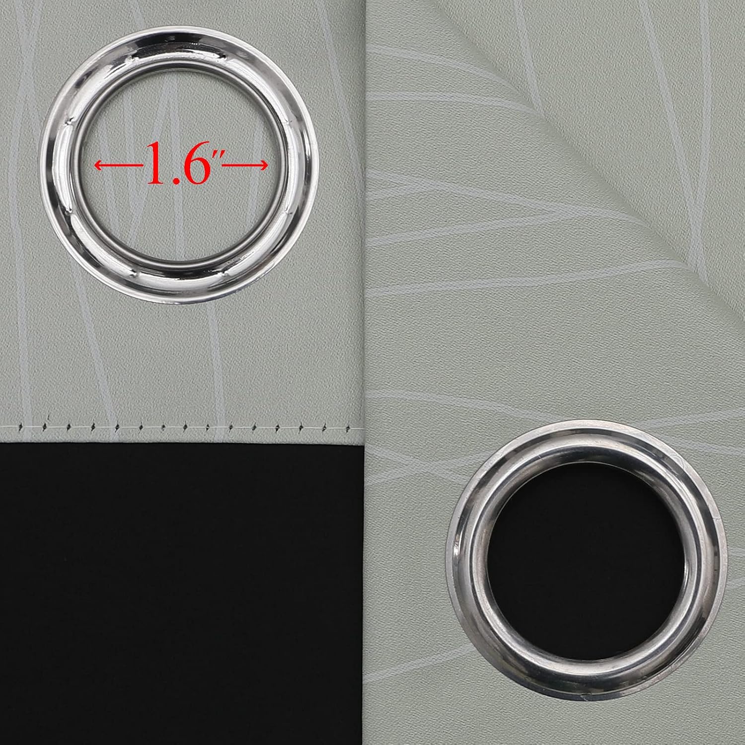 Thumbnail 6 de Estelar Textiler Blackout Curtains, 52 x 84 Inches