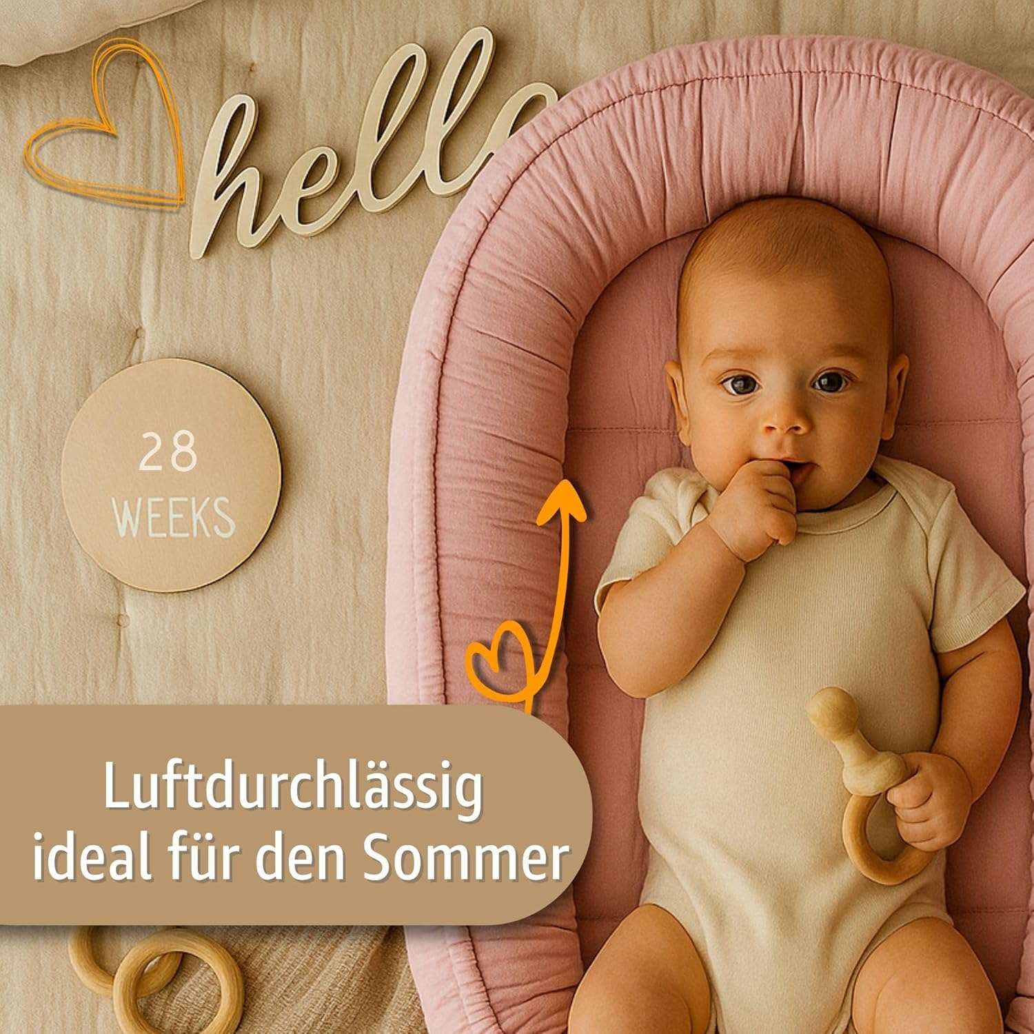 Thumbnail 2 de Totsy Baby Mussola Riduttore lettino 90x50 cm