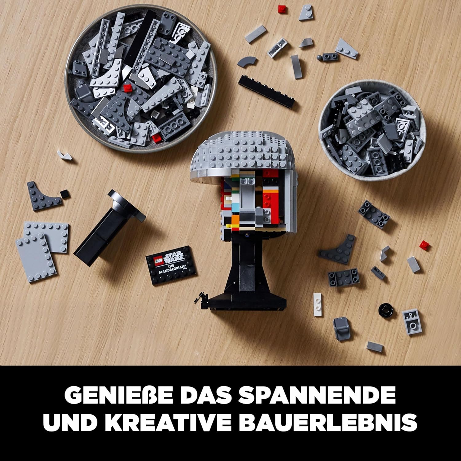 Thumbnail 3 de LEGO Star Wars Mandalorianer Helm 75328 – Sammlerstück, Bausatz für Erwachsene