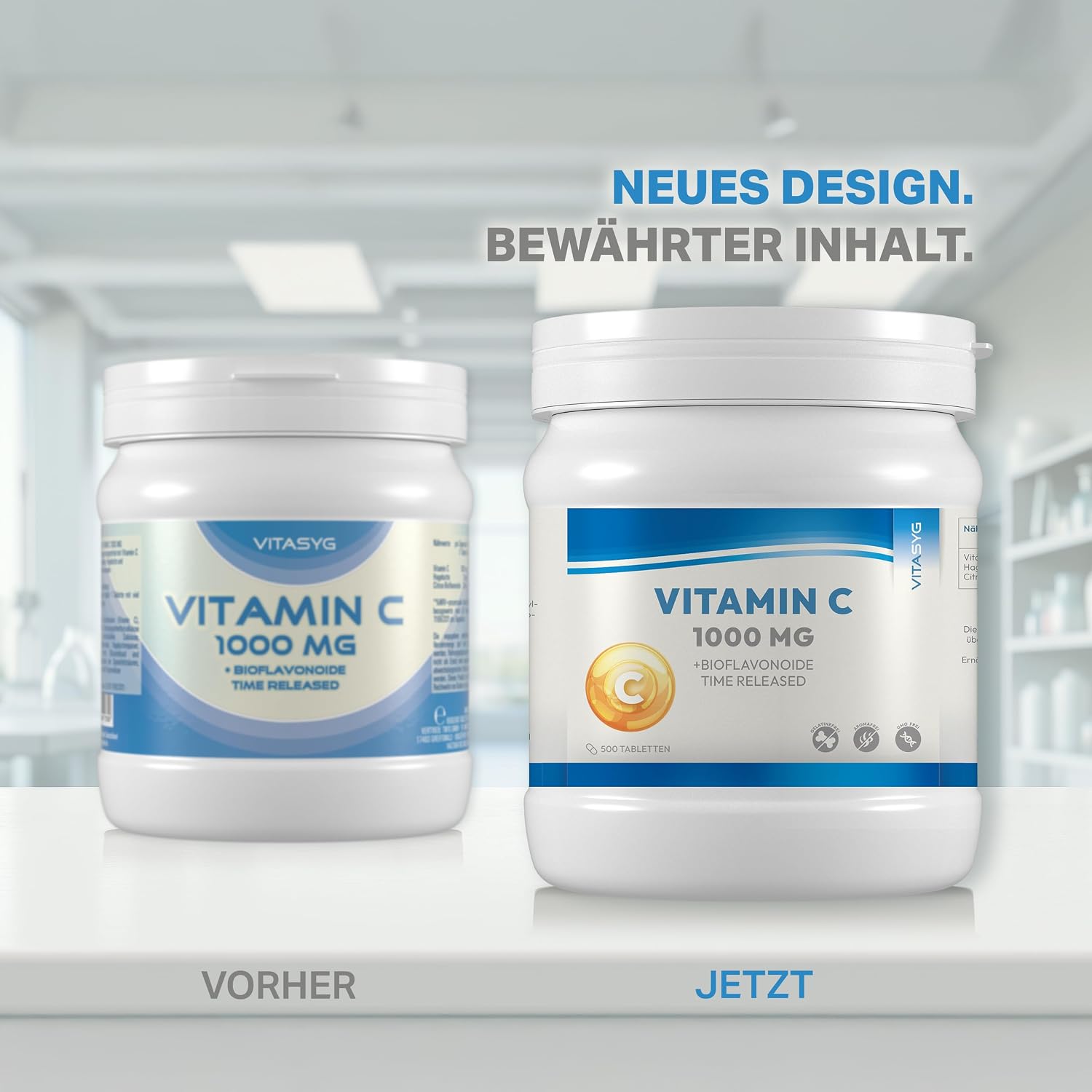 Detalle de Vitasyg Vitamin C 1000mg Tabletten