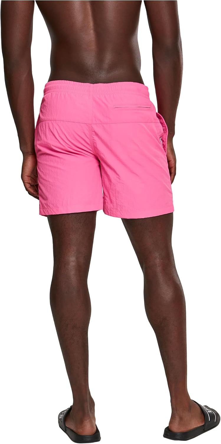 Thumbnail 3 de Urban Classics Block Swim Shorts Neonpink XL – Pantaloncini da Bagno da Uomo