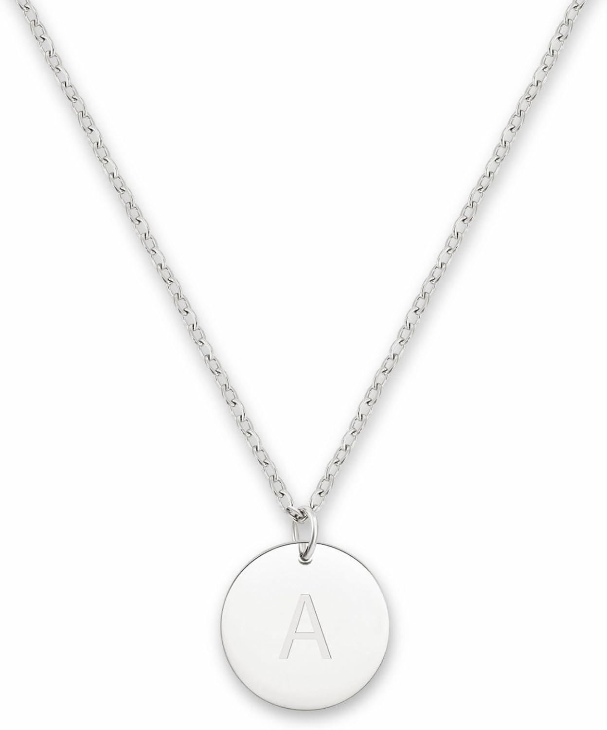 Thumbnail 6 de GD GOOD.designs Buchstaben Kette Silber aus 316L Edelstahl – wasserfeste Initialen-Halskette für Damen