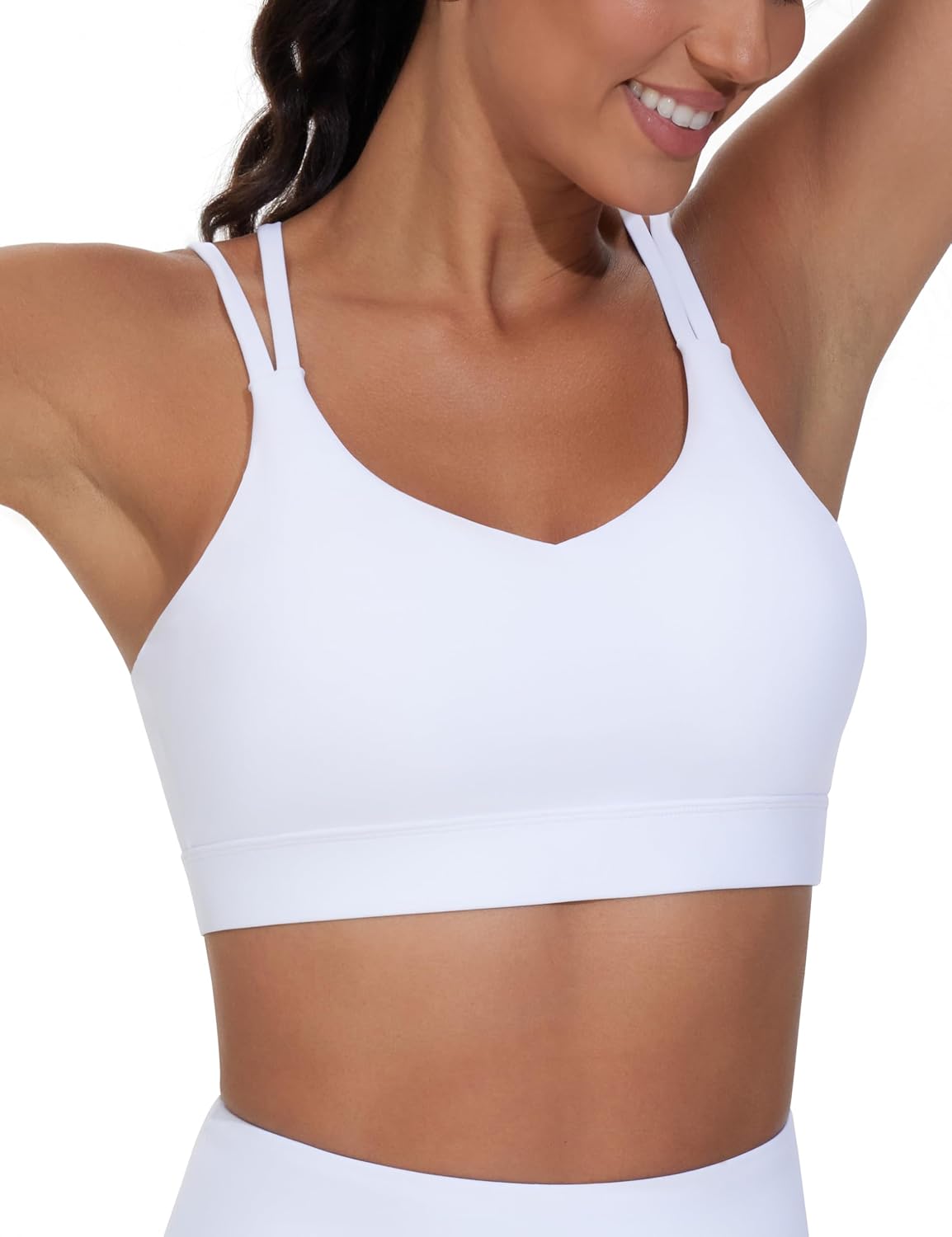 Thumbnail 1 de THE GYM PEOPLE Soutien-gorge de sport à bretelles spaghetti avec bretelles rembourrées (pour femme)