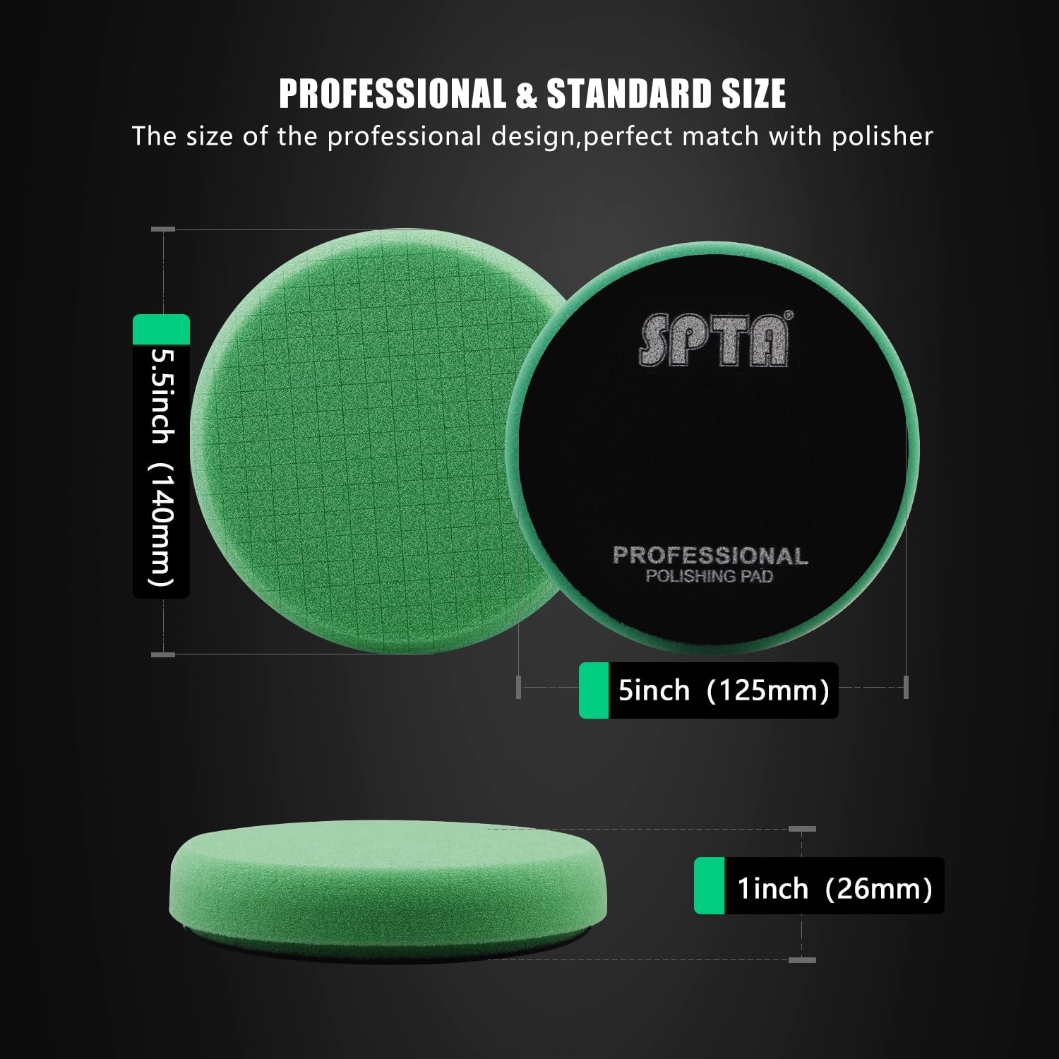 Thumbnail 1 de SPTA T120 Polierschwamm Set 125 mm