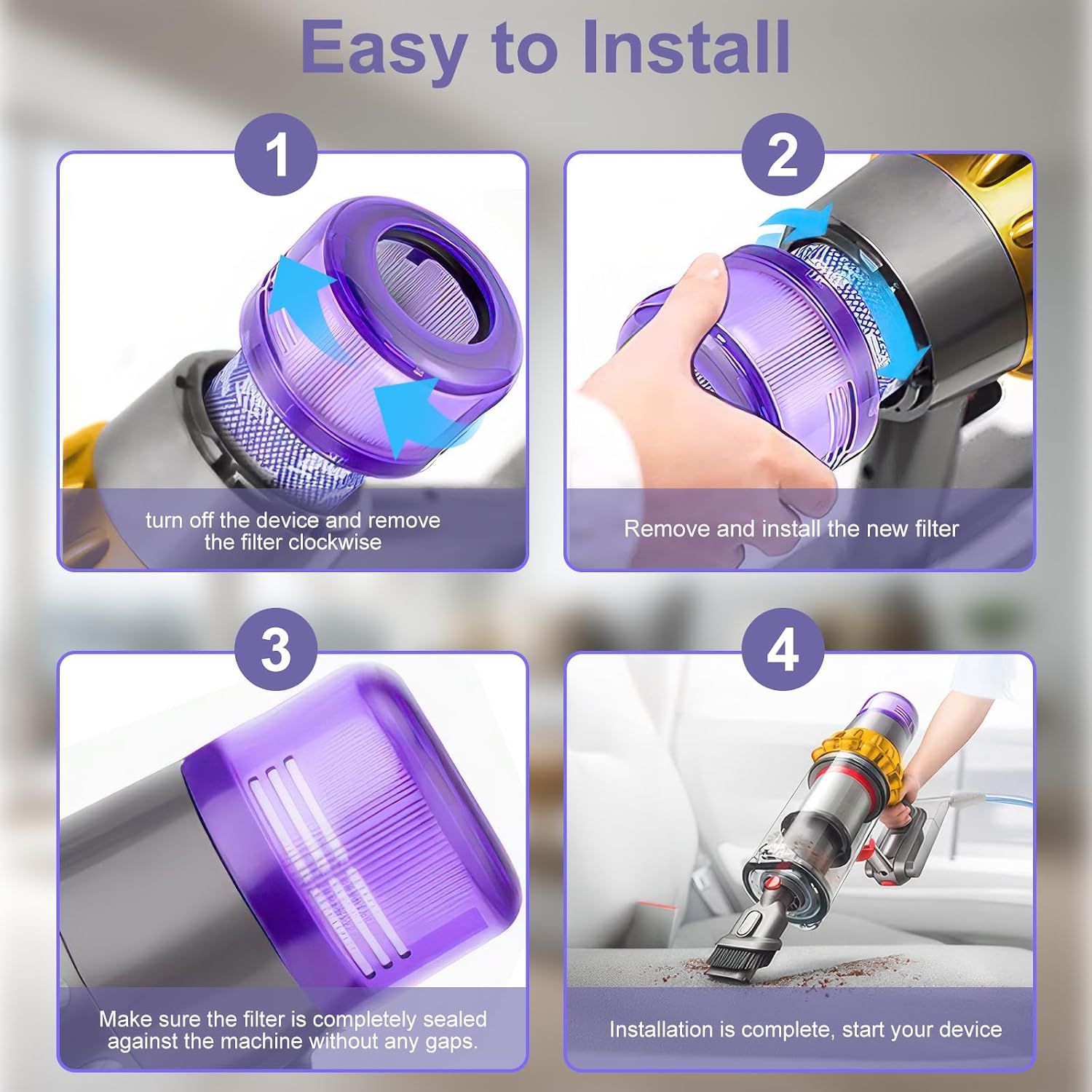 Thumbnail 5 de Laukowind 2 Filters für Dyson V11 V15