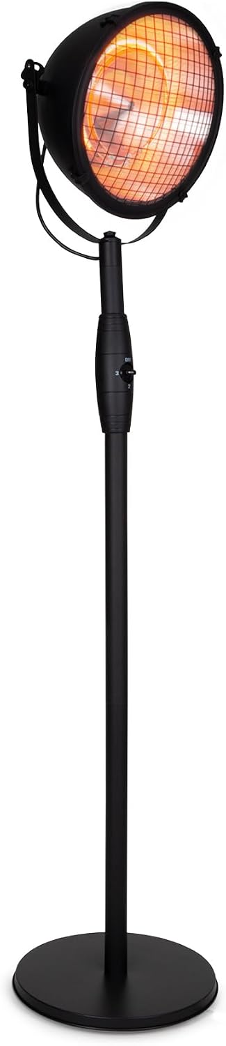 Detalle de blumfeldt Heatspot 10033104 Standing Infrared Patio Heater, 2100W, IP55