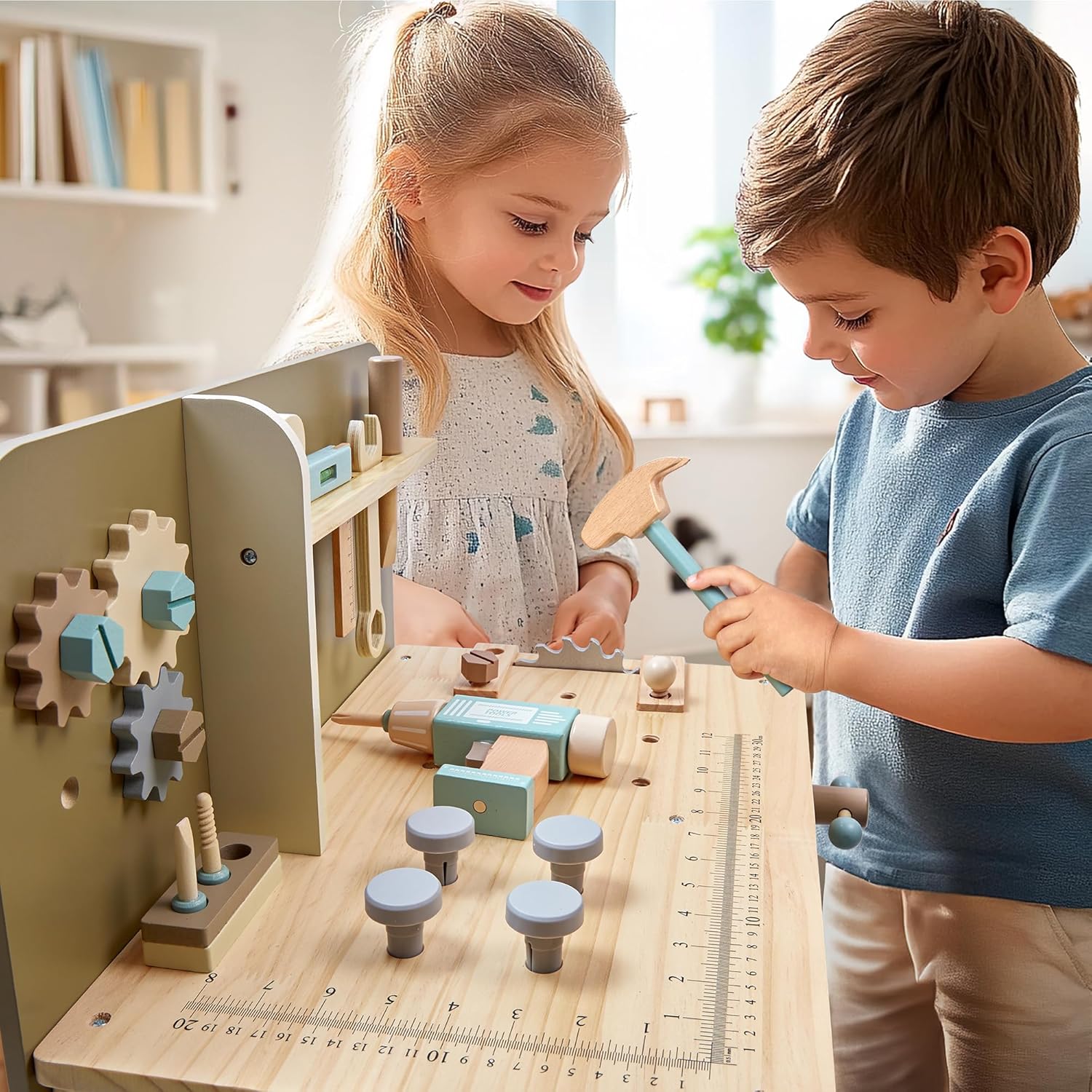 Thumbnail 6 de Holz-Werkbank Kinder Werkzeug Set (3–9 Jahre)