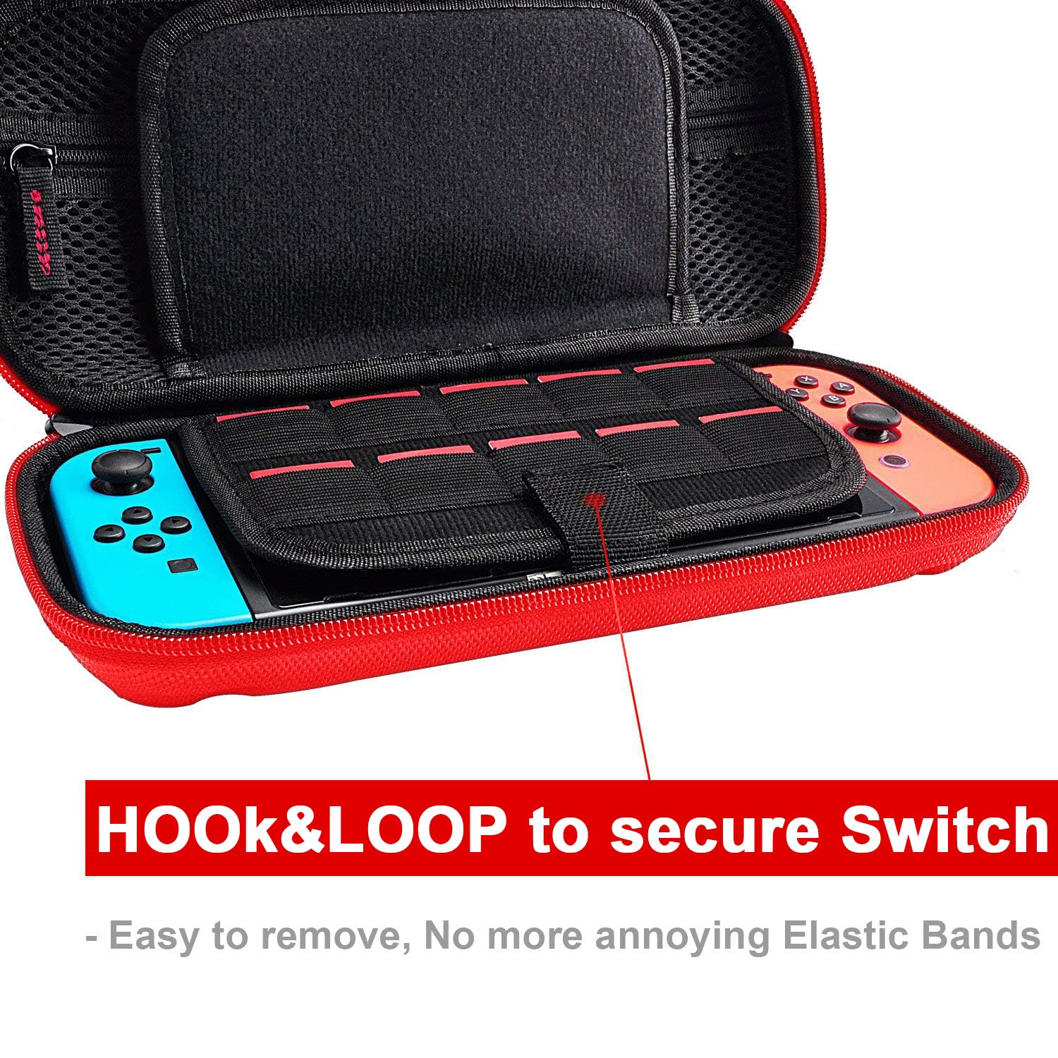 Detalle 2 de daydayup Switch Carrying Case 24 Slots