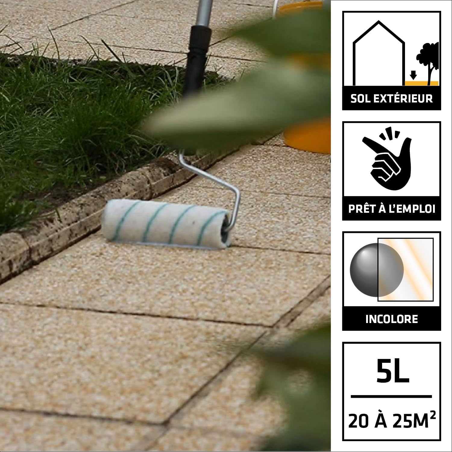 Thumbnail 2 de Sika Hydrofuge Imperméabilisant Sikagard 210 Protecteur Sol Mat Incolore – 5 L