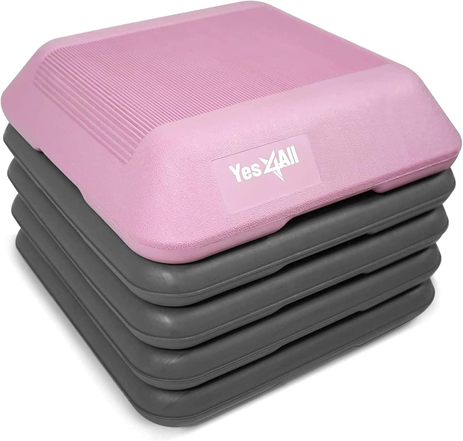 Detalle de Yes4All High Step Platform & Stackable Risers — Adjustable 2–12 Inch Height for Cardio & Aerobic Workouts