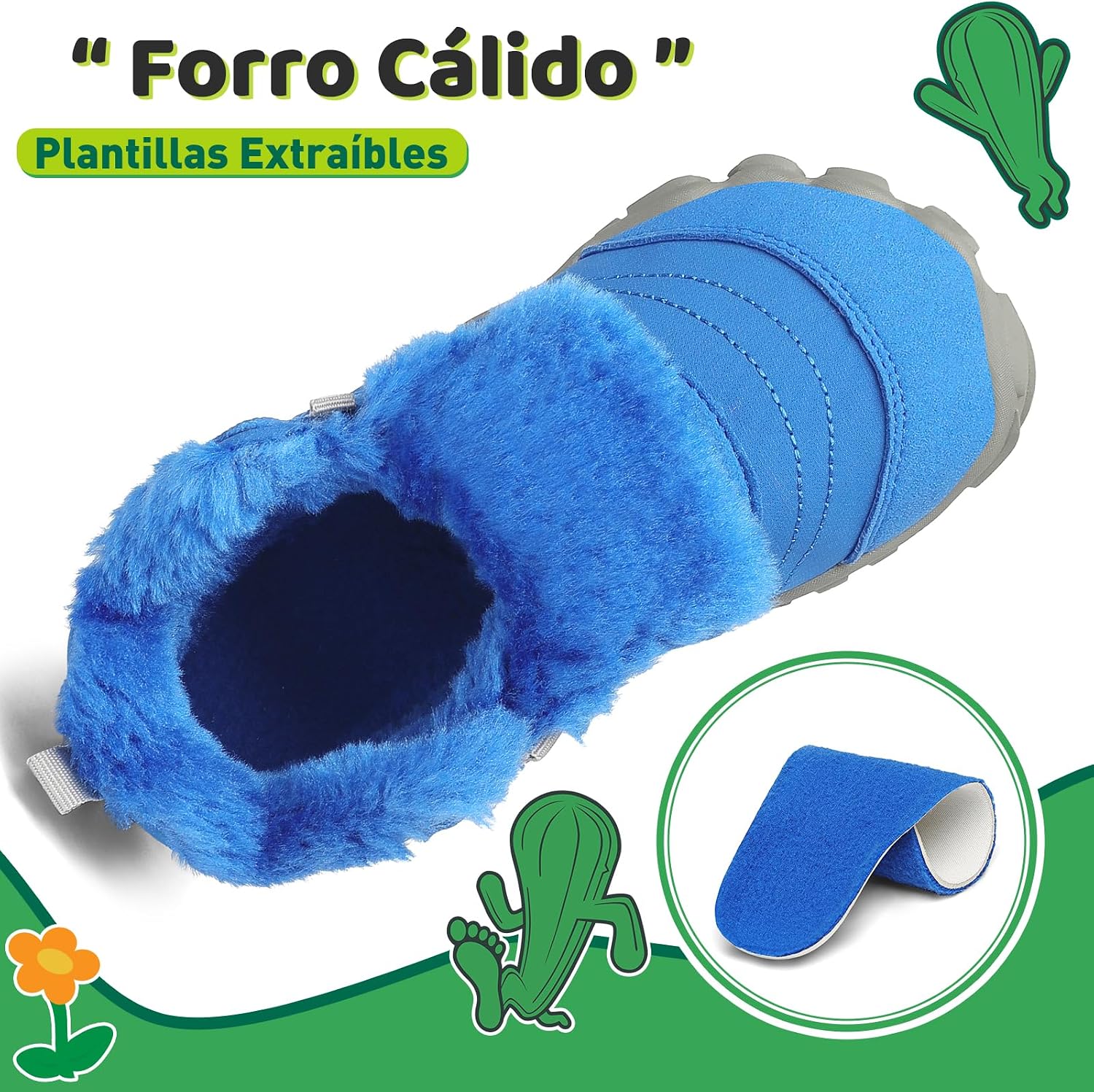 Detalle 2 de SAGUARO Will Ⅰ botas barefoot niños 25-36