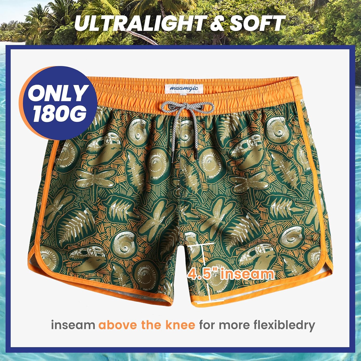 Thumbnail 5 de MaaMgic 5" Vintage Swim Shorts