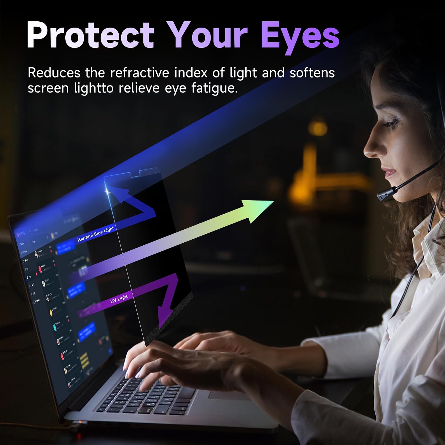 Thumbnail 2 de IPROKKO 13.3-inch Magnetic Laptop Privacy Screen for 13.3" Laptops (16:9)