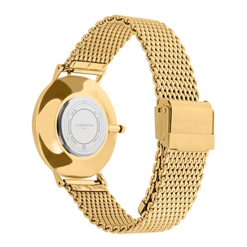 Detalle 2 de Liebeskind Berlin LS-0103-MQB IP gold – Set aus Armbanduhr und Armband