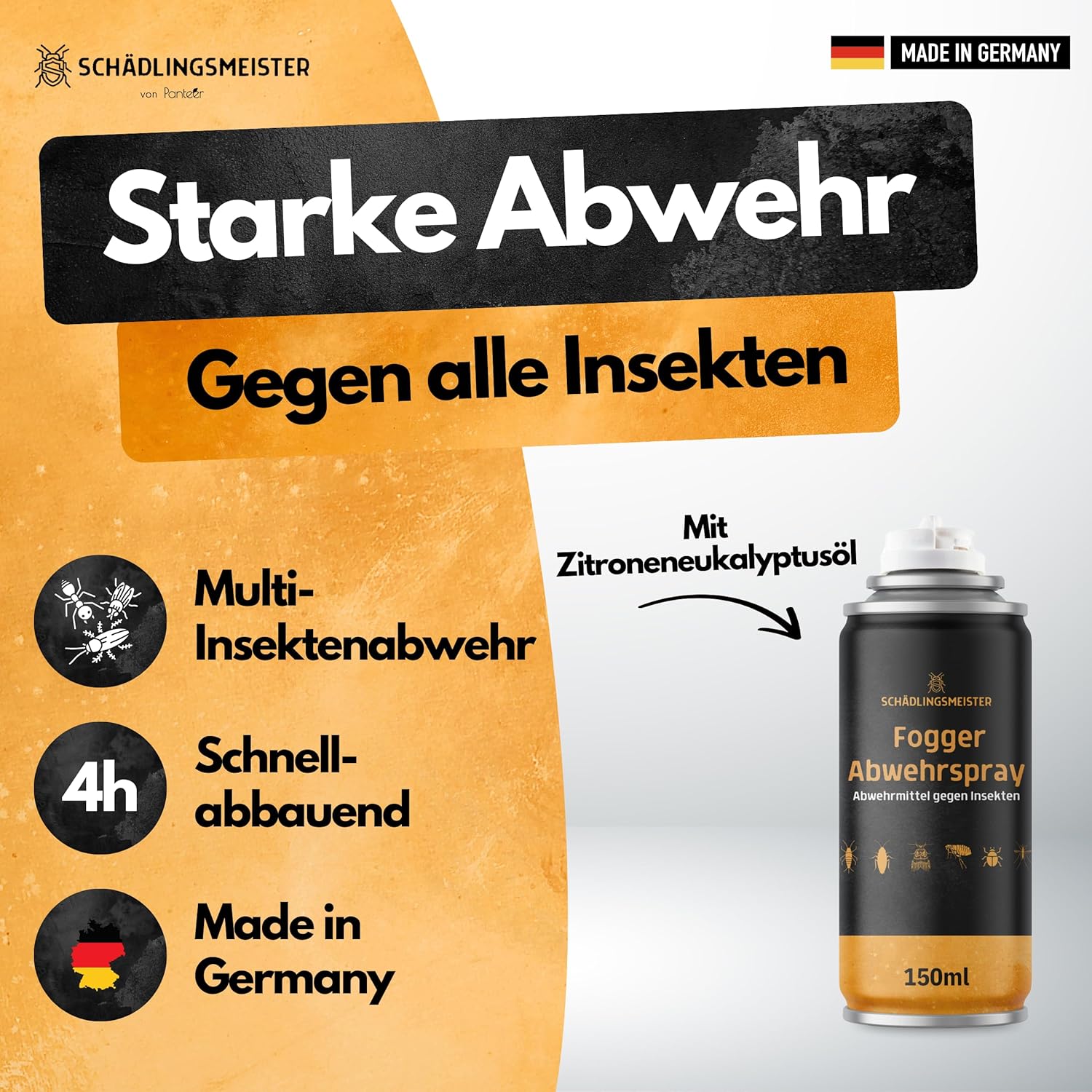 Thumbnail 1 de Fogger Abwehrspray – Abwehrmittel gegen Insekten, 2x150 ml – Made in Germany