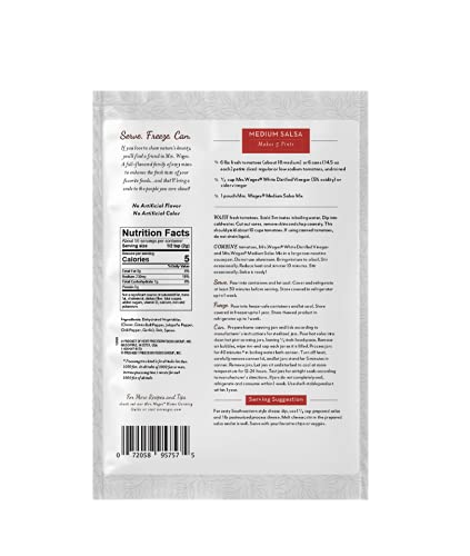 Thumbnail 4 de Mrs. Wages Medium Salsa Canning Mix, Medium Heat, 6-Pack, 4 oz Pouches