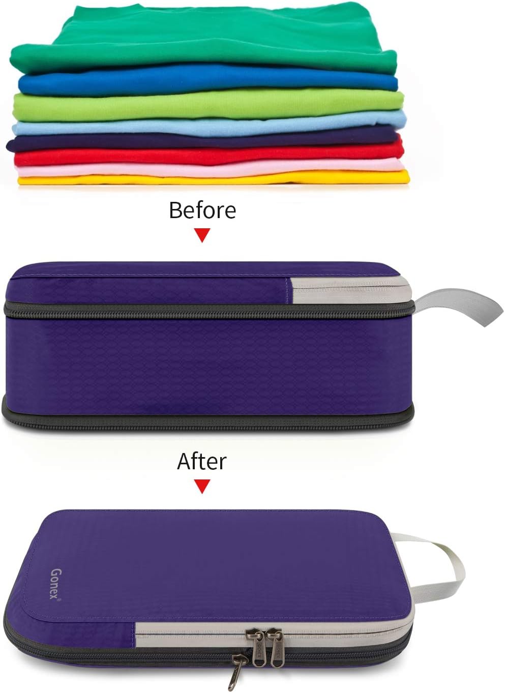 Thumbnail 4 de Gonex Compression Packing Cubes Set of 4