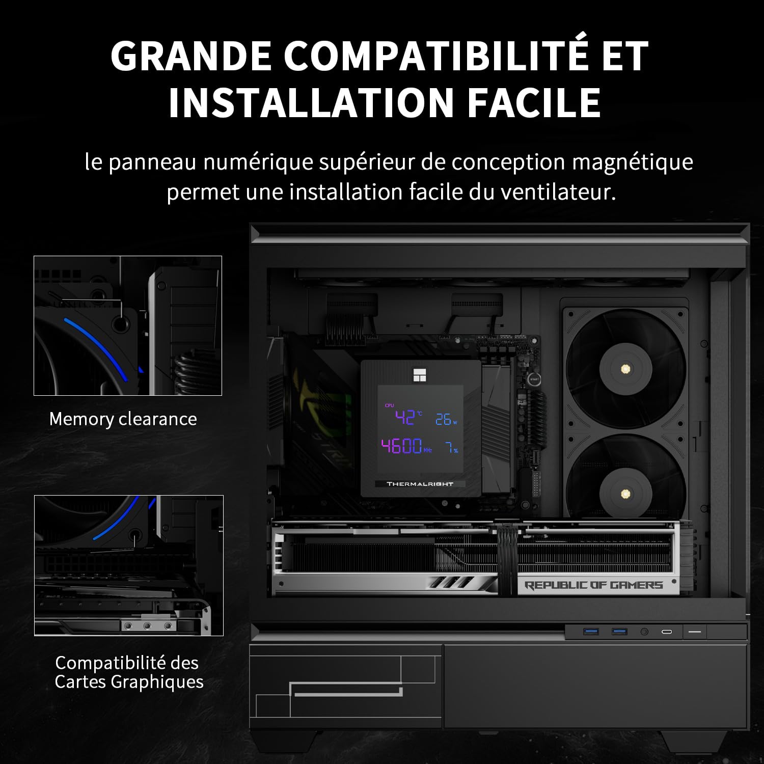 Detalle 2 de TR Phantom Spirit 120 CPU-Kühler 160 mm