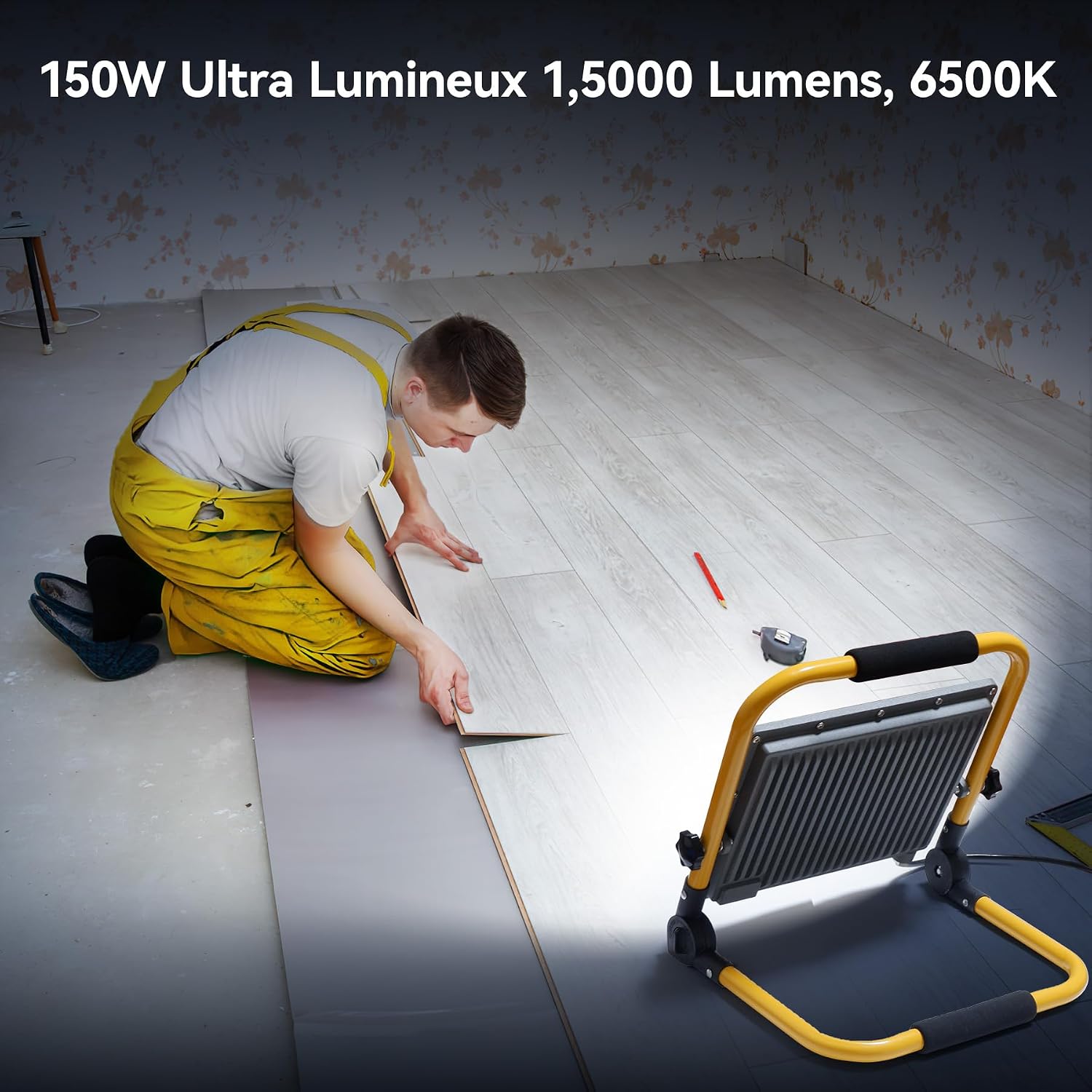 Detalle de OUSIDE Projecteur LED Chantier 150W 15000LM
