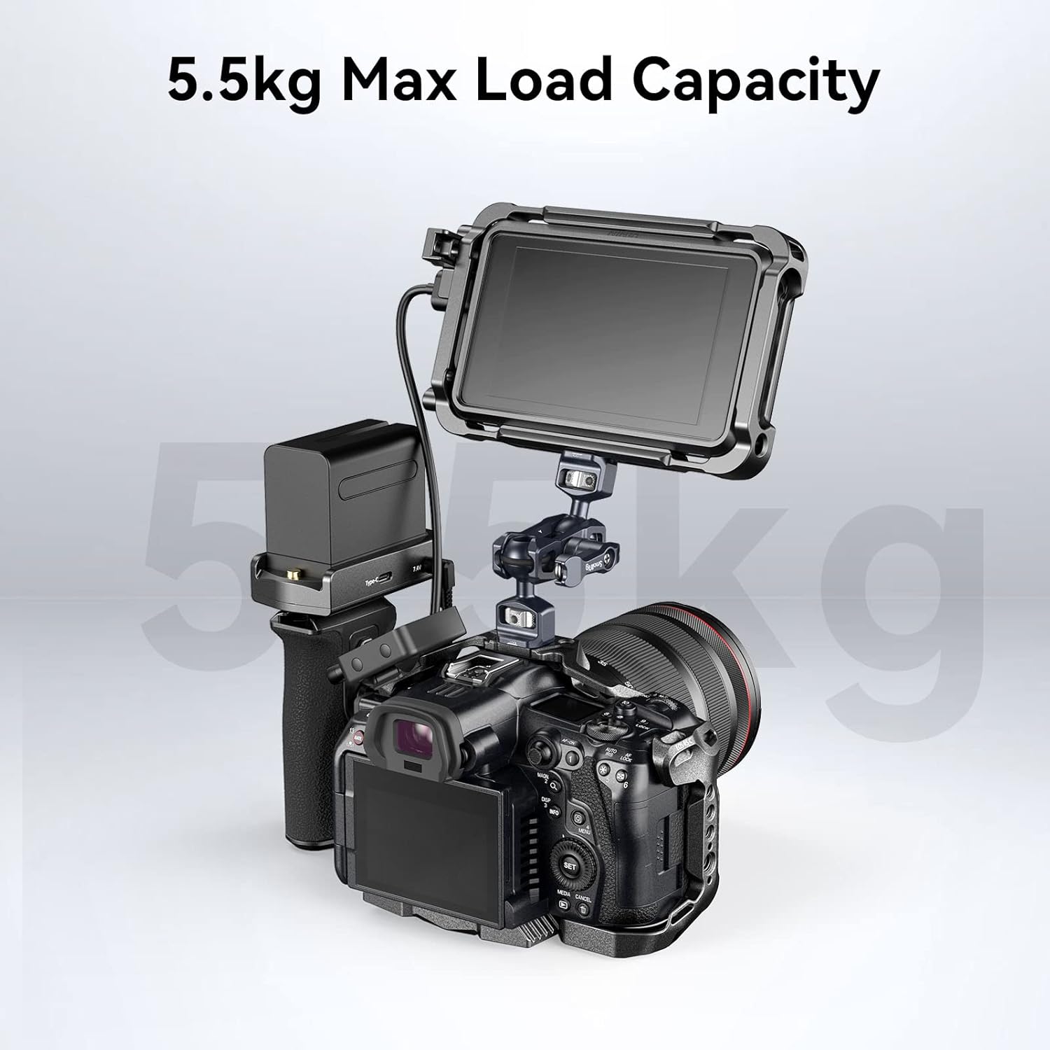 Thumbnail 6 de SMALLRIG Braccio Magico a Doppia Testa a Sfera con Viti 1/4"-20, 6 kg, 88 g
