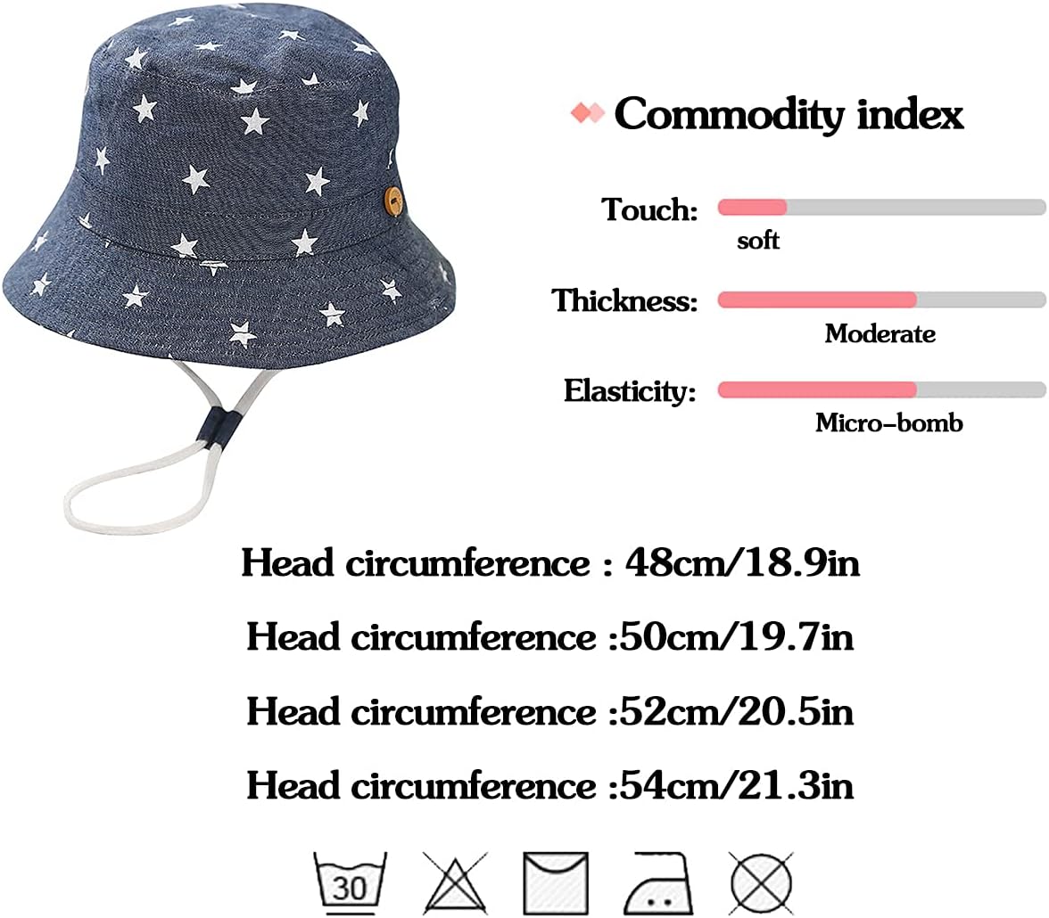 Thumbnail 6 de Malaxlx Baby & Toddler Bucket Sun Hat (Cute Print) with UPF 50+