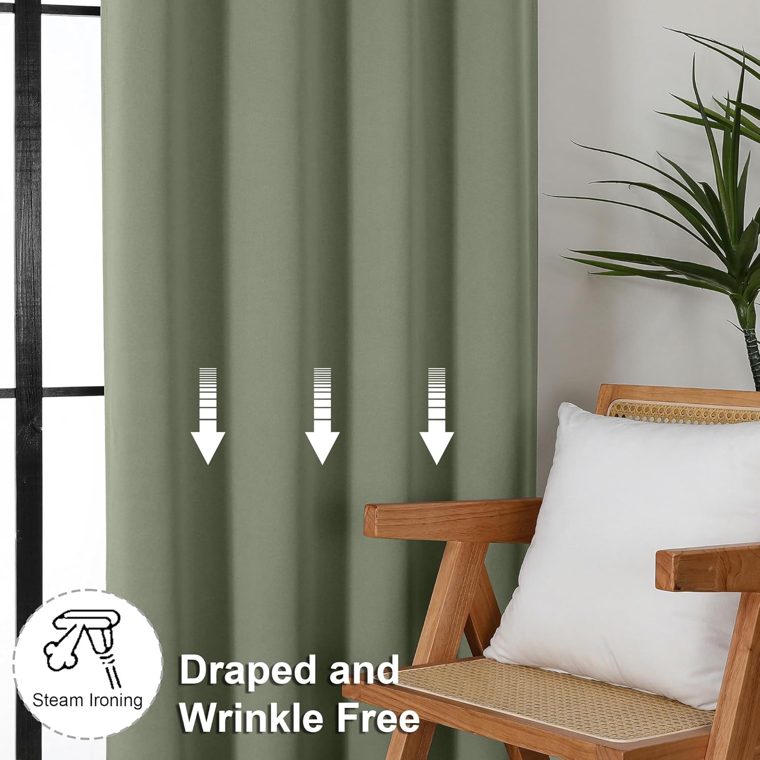 Thumbnail 6 de Simplebrand Ava Blackout Curtains 63 in 🏡