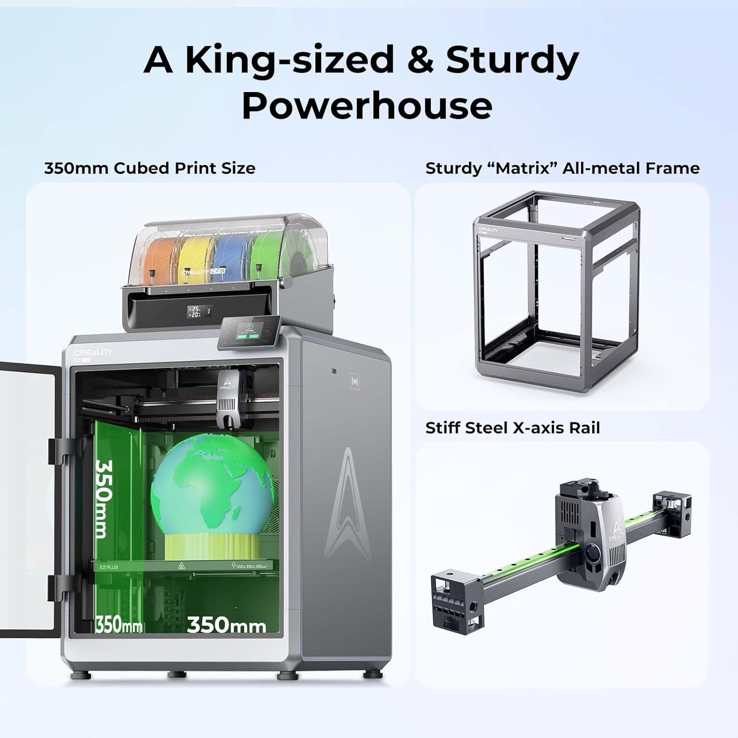 Thumbnail 1 de Creality K2 Plus 3D Printer 350 x 350 x 350mm