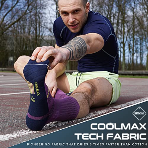 Thumbnail 1 de Rahhint Coolmax Compresión Calcetines Running Hombre (3 pares) | Soporte del arco, anti-ampollas y transpirables