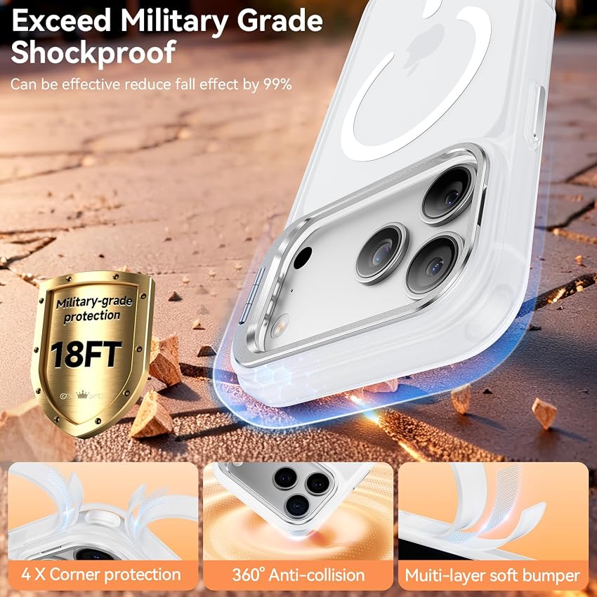 Thumbnail 3 de Peerock iPhone 17 Pro Case with Stash Stand 9H