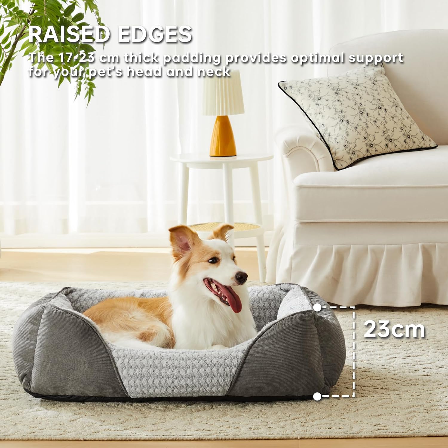 Thumbnail 5 de Heymamba Extra Large Dog Bed 90x65x23cm