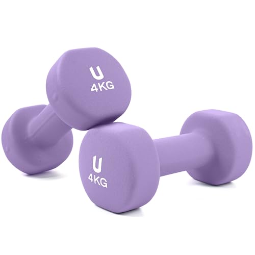 Detalle de unycos Par Mancuernas Neopreno 4 kg