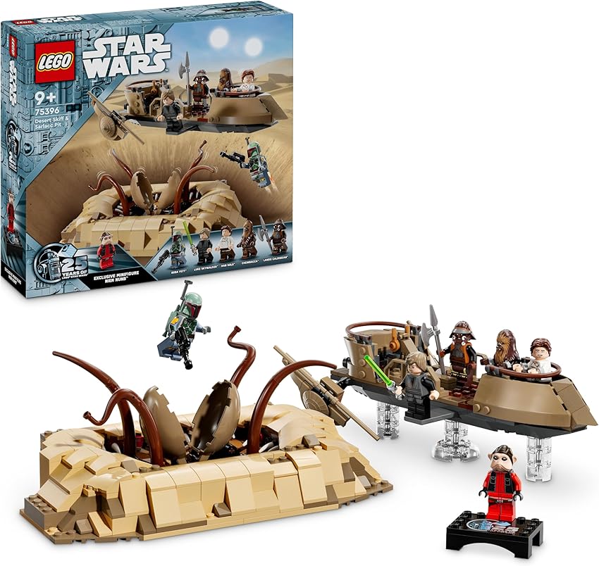Detalle de LEGO Star Wars 75396: Esquife del Desierto y Sarlacc 🚀