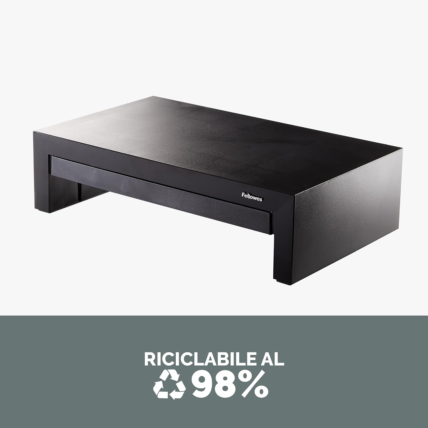 Thumbnail 5 de Fellowes Supporto Monitor Designer Suites con cassetto integrato – Altezza regolabile e portata 18 kg