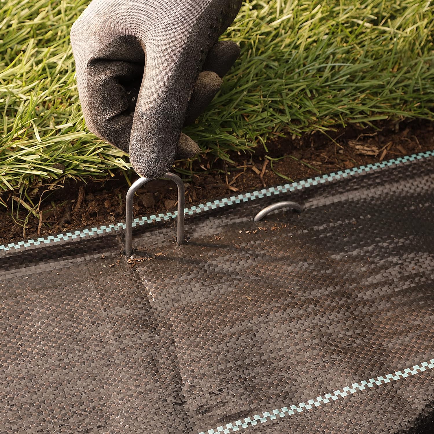Thumbnail 3 de GardenMate lot de 400 piquets de fixation en acier galvanisé/inoxydable – tête ronde