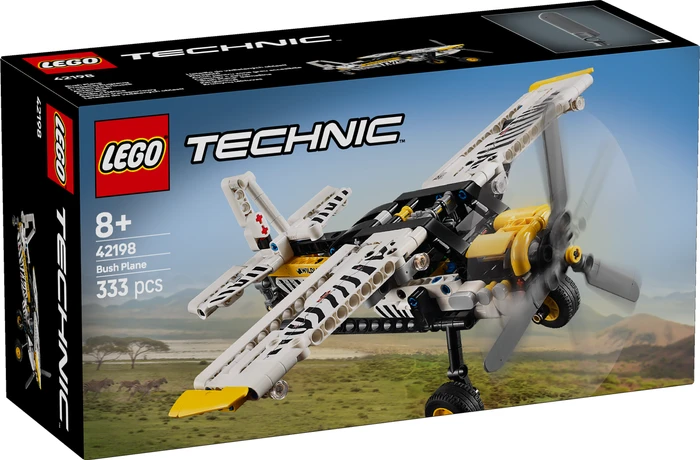 Thumbnail 7 de LEGO Technic Propellerflugzeug 42198 – realistischer Flugspaß mit 333 Bausteinen