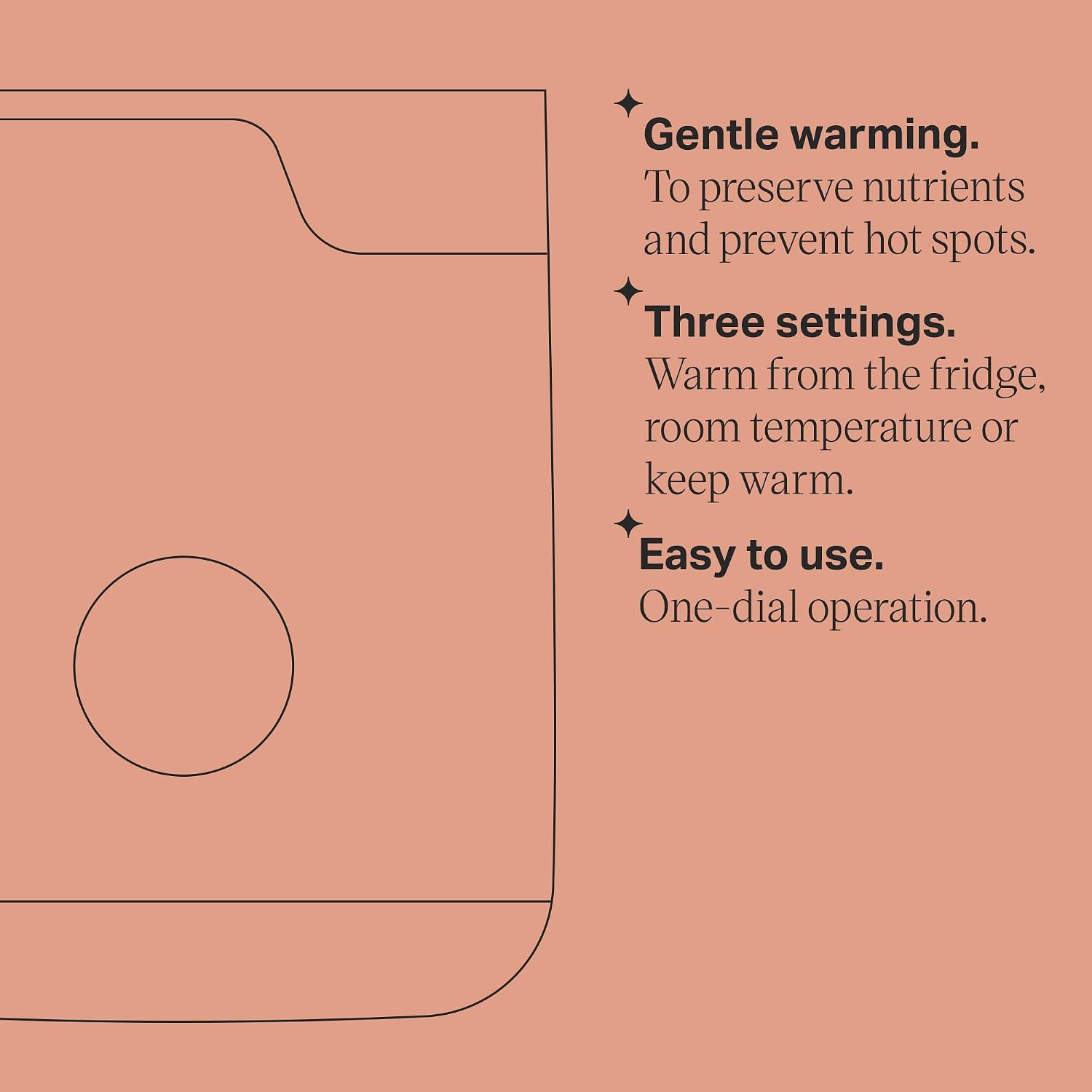Detalle 1 de Tommee Tippee Easiwarm Bottle Warmer with Automatic Timer and One-Dial Control