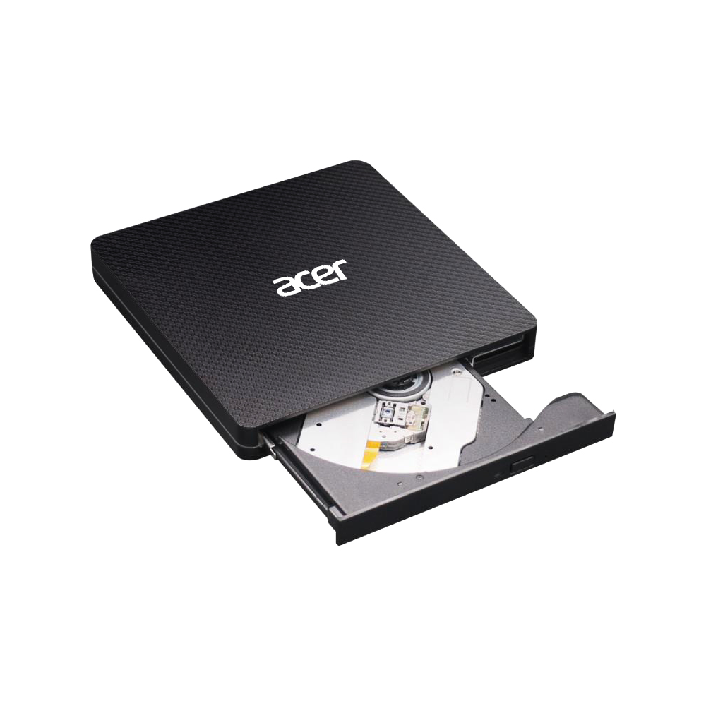 Detalle de Grabadora Acer de CD/DVD portátil con USB-C