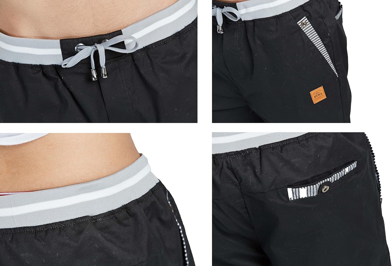 Thumbnail 1 de HCSS Short Homme en coton casual – Bermudas Slim Fit à taille élastiquée