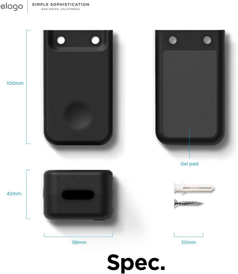 Thumbnail 6 de elago Support de télécommande universel pour Apple TV et autres télécommandes (design détaillé, moyen, noir)