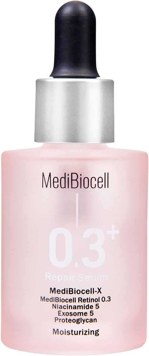Detalle de メディバイオセル リペアセラム 28mL 美容液|レチノール0.3%・ナイアシンアミド5%配合