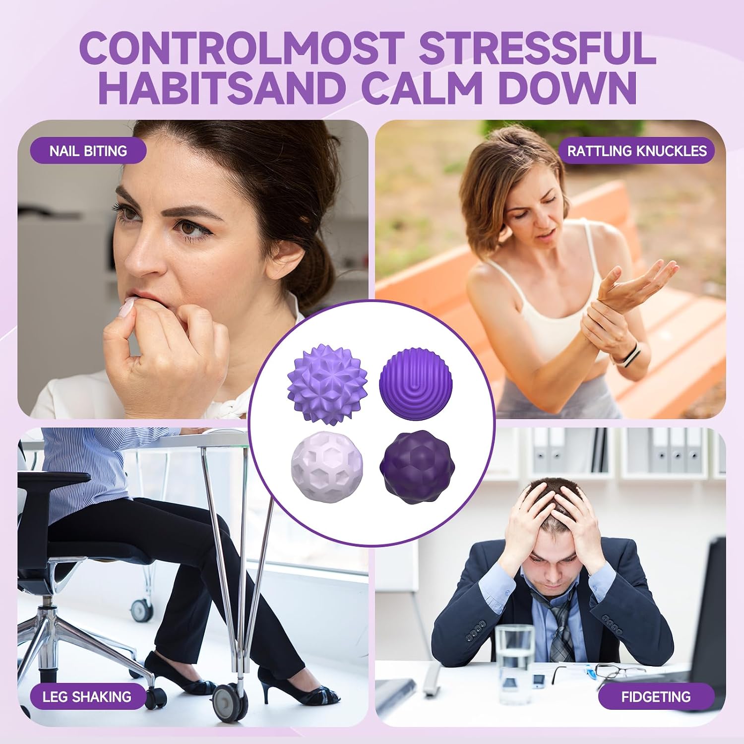 Thumbnail 3 de Magnetic Fidget Balls for Adults & Teens – Quiet Desk Toy for Focus and Anxiety Relief